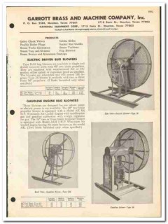 Garrott Brass Machine Company 1969 vintage oil catalog oilfield bug