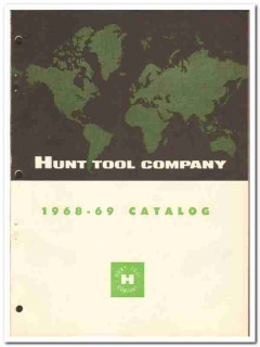 Hunt Tool Company 1969 vintage oil gas catalog oilfield drilling Hunt Tool Company 1969 vintage oil gas catalog oilfield drilling
