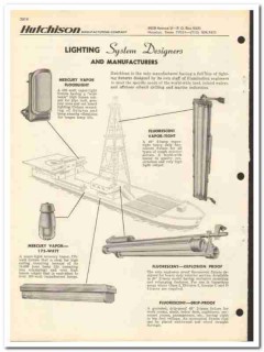 Hutchison Mfg Company 1969 vintage oil catalog oilfield lighting