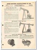 Jensen Brothers Mfg Company 1969 vintage oil catalog oilfield pump Jensen Brothers Mfg Company 1969 vintage oil catalog oilfield pump