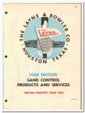 Layne Bowler Company 1969 vintage oil catalog oilfield sand control Layne Bowler Company 1969 vintage oil catalog oilfield sand control