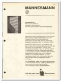 Mannesmann AG 1969 vintage oil gas catalog oilfield pipe casing tubing