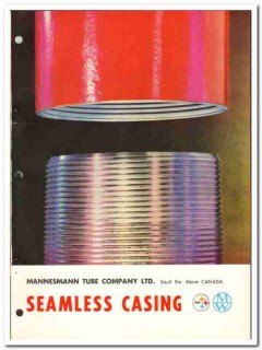 Mannesmann Tube Company LTD 1969 vintage oil catalog oilfield casing