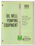 John N Martin Mfr 1969 vintage oil gas catalog oilfield well pumping John N Martin Mfr 1969 vintage oil gas catalog oilfield well pumping