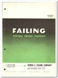 George E Failing Company 1967 vintage oil catalog oilfield drilling