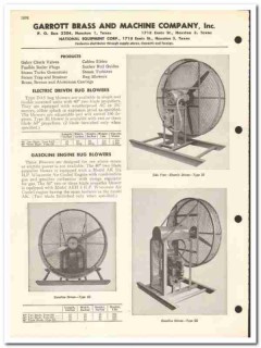 Garrott Brass Machine Company 1967 vintage oil gas catalog oilfield