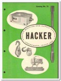 Hacker Machine Supply Company 1967 vintage oil gas catalog oilfield Hacker Machine Supply Company 1967 vintage oil gas catalog oilfield