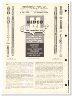 Hendershot Tool Company 1967 vintage oil catalog oilfield equipment Hendershot Tool Company 1967 vintage oil catalog oilfield equipment