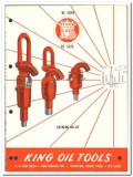 King Oil Tools Inc 1967 vintage catalog oilfield drilling swivels King Oil Tools Inc 1967 vintage catalog oilfield drilling swivels
