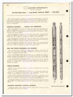 Kuster Company 1967 vintage oil gas catalog oilfield instruments Kuster Company 1967 vintage oil gas catalog oilfield instruments
