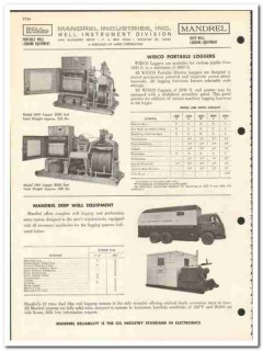 Mandrel Industries Inc 1967 vintage oil catalog oilfield logging Ampex Mandrel Industries Inc 1967 vintage oil catalog oilfield logging Ampex