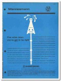 Mannesmann Aktiengesellschaft 1967 vintage oil catalog oilfield pipe