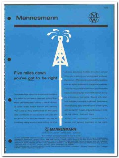 Mannesmann Aktiengesellschaft 1967 vintage oil catalog oilfield pipe