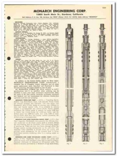 Monarch Engineering Corp 1967 vintage oil gas catalog oilfield pumps