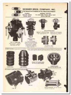 Skinner Bros Company 1977 vintage oil gas catalog oilfield equipment