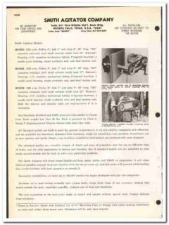 Smith Agitator Company 1977 vintage oil gas catalog oilfield equipment