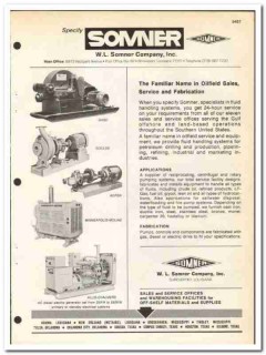 W L Somner Company 1977 vintage oil gas catalog oilfield equipment