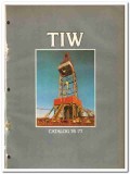 Texas Iron Works Inc 1977 vintage oil gas catalog oilfield packers