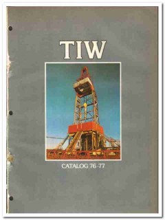 Texas Iron Works Inc 1977 vintage oil gas catalog oilfield packers Texas Iron Works Inc 1977 vintage oil gas catalog oilfield packers