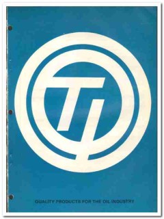 Tube Investments LTD 1977 vintage oil gas catalog oilfield equipment