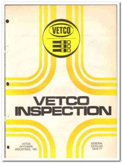 Vetco Offshore Industries Inc 1977 vintage oil gas catalog oilfield Vetco Offshore Industries Inc 1977 vintage oil gas catalog oilfield