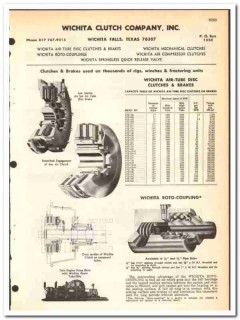 Wichita Clutch Company 1977 vintage oil catalog oilfield equipment
