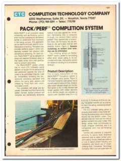 Completion Technology Company 1981 vintage oil gas catalog oilfield