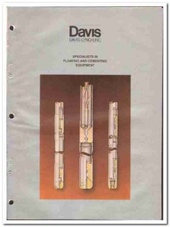 Davis-Lynch Inc 1981 vintage oil gas catalog oilfield cementing Davis-Lynch Inc 1981 vintage oil gas catalog oilfield cementing