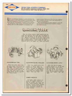 Devin Tool Supply Company 1981 vintage oil catalog oilfield equipment
