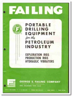 George E Failing Company 1981 vintage oil catalog oilfield Azcon