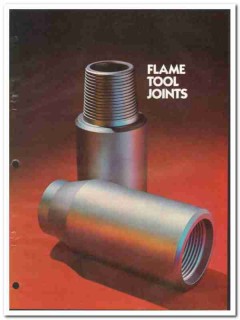Flame Industries Inc 1981 vintage oil catalog oilfield tool joints Flame Industries Inc 1981 vintage oil catalog oilfield tool joints