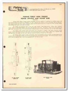 Fishing Tools Inc 1981 vintage oil gas catalog oilfield Petrolane