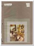 GH-Foster Company 1981 vintage oil catalog oilfield Galveston-Houston