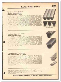 Gates Rubber Company 1981 vintage oil gas catalog oilfield belts hoses Gates Rubber Company 1981 vintage oil gas catalog oilfield belts hoses