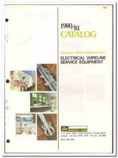 Gearhart-Owen Industries Inc 1981 vintage oil gas catalog oilfield