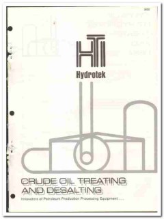 Hydrocarbon Technology Inc 1981 vintage oil catalog oilfield Hydrotek Hydrocarbon Technology Inc 1981 vintage oil catalog oilfield Hydrotek