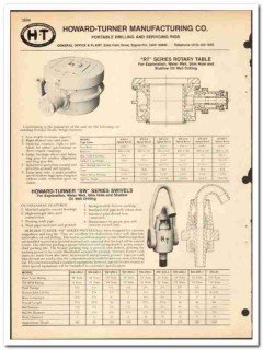 Howard-Turner Mfg Company 1981 vintage oil catalog oilfield drilling Howard-Turner Mfg Company 1981 vintage oil catalog oilfield drilling
