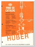 J M Huber Corp 1981 vintage oil catalog oilfield drilling equipment J M Huber Corp 1981 vintage oil catalog oilfield drilling equipment
