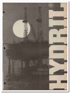 Hydril Company 1981 vintage oil gas catalog oilfield equipment