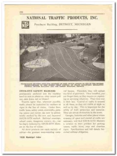 National Traffic Products Inc 1930 vintage road catalog safety markers National Traffic Products Inc 1930 vintage road catalog safety markers