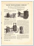 Hauck Mfg Company 1930 vintage road catalog melting furnace torch