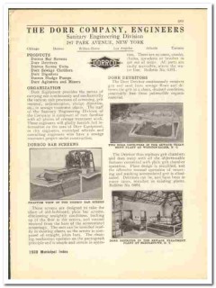 Dorr Company 1930 vintage plumbing catalog sanitary engineers sewage
