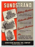 Sundstrand Machine Tool Company 1941 vintage industrial catalog lathes