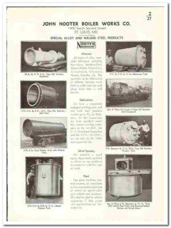 John Nooter Boiler Works Company 1941 vintage heating catalog steel John Nooter Boiler Works Company 1941 vintage heating catalog steel