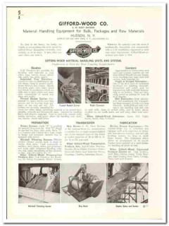 Gifford-Wood Company 1941 vintage industrial catalog material handling