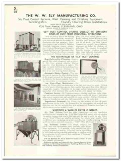 W W Sly Mfg Company 1941 vintage industrial catalog dust control W W Sly Mfg Company 1941 vintage industrial catalog dust control