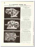 U S Electrical Motors Inc 1941 vintage catalog Varidrive Syncrogear