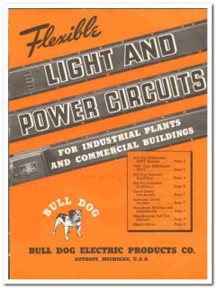 Bull Dog Electric Products Company 1941 vintage catalog industrial