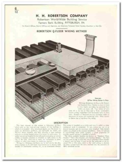 H H Robertson Company 1941 vintage electrical catalog wiring Q-Floor