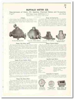 Buffalo Meter Company 1941 vintage industrial catalog liquid